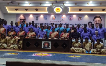 திருச்சியில் ஜோசப் கண் மருத்துவமனைக்கு நவீன உபகரணங்கள் வழங்கினார்கள்