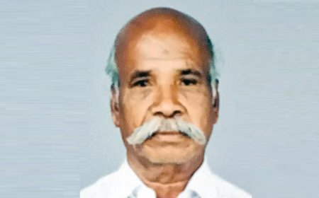 காட்டுப் பன்றி கடித்து விவசாயி பலி - கம்யூனிஸ்ட் கட்சியினர் ஆர்ப்பாட்டம்