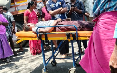முசிறி அருகே கோர விபத்து; லாரி - கார் நேருக்கு நேர் மோதல்; ஒரே குடும்பத்தைச் சேர்ந்த 4 பேர் பலி