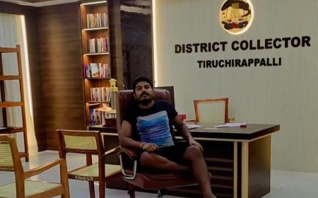 ஆட்சியர் இருக்கையில் அமர்ந்து ரீல்ஸ்; வட மாநில தொழிலாளி மீது சட்டபூர்வ நடவடிக்கை - மாவட்ட நிர்வாகம்