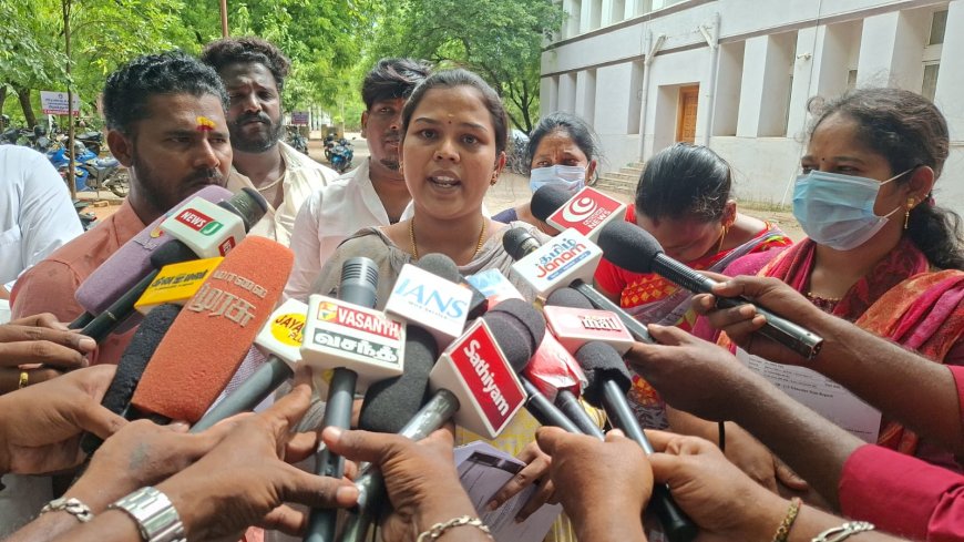 அலட்சிய சிகிச்சையால் குழந்தை மரணம்? தி.மு.க எம்.எல்.ஏ மருத்துவமனை மீது திருச்சி எஸ்.பி அலுவலகத்தில் இளம் பெண் புகார்